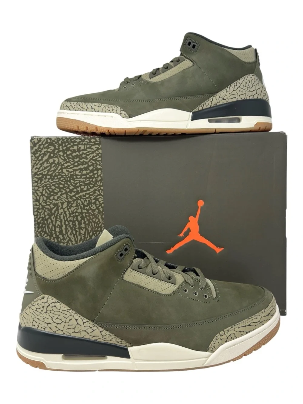 Air Jordan 3 Retro Family Affair DN3707202 Medium Olive/Sequoia Size 14